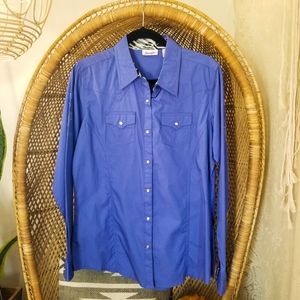 NWOT Wrangler Pearl Button up Rodeo Shirt